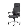 Brooklyn High Back Operator Desk Chair - Faux Leather - Black - AOC3122HB-BLK