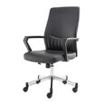 Brooklyn Operator Desk Chair - Faux Leather - Black - AOC3122-BLK