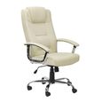 Houston Leather Chair - Cream - AOC4201A-L-CM