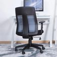 Laguna Mesh Operator Chair - Grey with Arms - AOC1705GRY