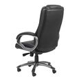Northland Leather Executive Office Chair - Black - AOC6332-L-BK