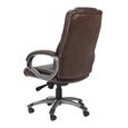 Northland Leather Executive Office Chair - Brown - AOC6332-L-BRN