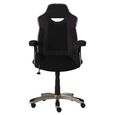 Silverstone Faux Leather Office Chair - Black - AOC2282BLK
