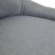 Anita Office Chair - Grey Fabric with Chrome Base