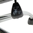 Anita Office Chair - Grey Fabric with Chrome Base