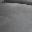 Anita Office Chair - Grey Velvet with Gold Base