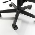 Meteor Gaming Swivel Chair - Black and Grey - Faux Leather and Metal