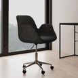 Beth Office Chair - Dark Grey Fabric
