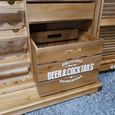 Shutter Bar Cabinet - Fir Wood and Metal