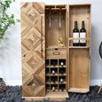 Wine Cabinet - 2 Door - Fir Wood