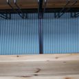Bar Cabinet - 2 Door - Fir Wood and Metal