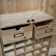Wine Cabinet - 2 Door - Fir Wood