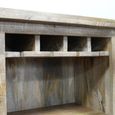 Jupiter Industrial Wine Cabinet - 2 Sliding Door - 2 Drawer - Mango Wood