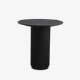Erie Cafe Table - Round - Black Marble