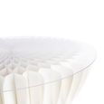 Bar Table - Round - Off White - Acrylic and Foldable Paper