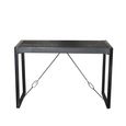 Norris Bar Table - Charcoal - Rustic Mango Wood