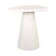 Bloomstone Bar Table - Pebble - White