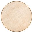 Brazza Bistro Table - Round - Beige - Faux Marble and Metal