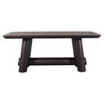 Menara Bar Counter Table - Brown - Acacia Wood