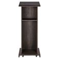 Ritz Bar Table - Square - Brown - Wood