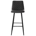 Clearance - Melba Barstools - Set of 2 - Charcoal Grey - FSS15649