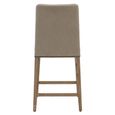 Clearance - Rex Barstools - Set of 2 - Grey Fabric with Back - A251