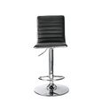 Colby Barstool - Set of 2 - Black Faux Leather - ABS1301-BLK