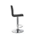 Colby Barstool - Set of 2 - Black Faux Leather - ABS1301-BLK
