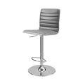 Colby Barstool - Set of 2 - Grey Faux Leather - ABS1301-GRY