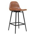 Copley Barstool - Set of 2 - Camel Faux Leather - S025416UK