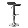 Ohio Barstool - Set of 2 - Black Leather - ABS249-BLK