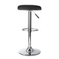 Ohio Barstool - Set of 2 - Black Leather - ABS249-BLK