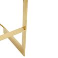Azalea Barstool - Set of 2 - Black Velvet Fabric with Gold Metal