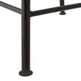 Boho Barstool - Cowhide - Industrial - Round