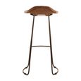 Buffalo Barstool - Set of 2 - Brown - Leather