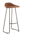 Buffalo Barstool - Set of 2 - Light Brown - Leather