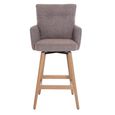 Cotswold Counter Stool - Set of 2 - Blush Granite - Fabric and Wood