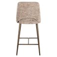 Delphine Counter Stool - Lovely Nature - Fabric and Metal