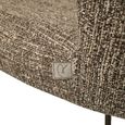 Odarby Counter Stool - Brown Tweed - Fabric and Metal