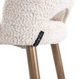 Delphine Cream Fabric Barstool with Back