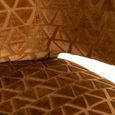 Indigo Gold Fabric Barstool with Back