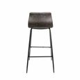 2 x Erlangen Barstools Grey Vintage Leather thumbnail 4