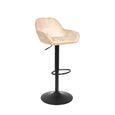 2 x Hawai Barstools Gas Lift Oyster Natural Fabric thumbnail 3