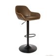 2 x Hawai Barstools Gas Lift Chestnut Vintage Leather thumbnail 3