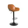 2 x Hawai Barstools Gas Lift Tan Vintage Leather thumbnail 3