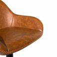 2 x Hawai Barstools Gas Lift Tan Vintage Leather thumbnail 4