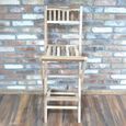 Barstool - Set of 2 - Teak Wood