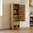 Dorchester Larder Unit - 1 Door - 2 Drawer - Rustic Oak