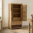 Dorchester Larder Unit - 2 Door - 4 Drawer - Rustic Oak