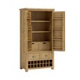 Dorchester Larder Unit - 2 Door - 4 Drawer - Rustic Oak